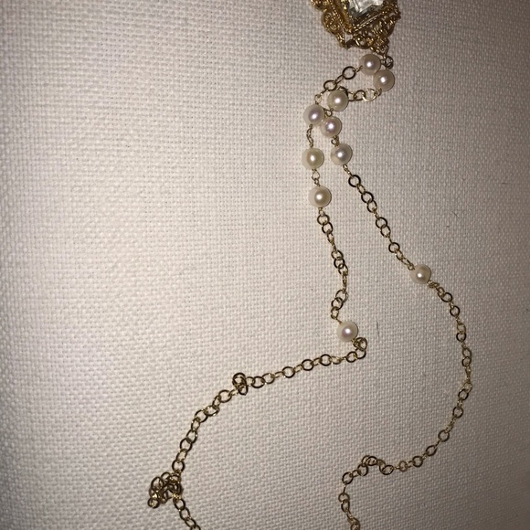 Long pearl necklace - Picture 3 of 3